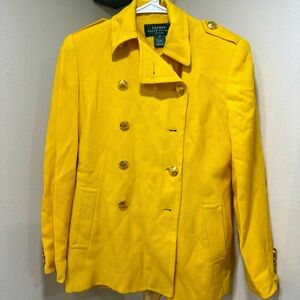Ralph Lauren yellow blazer